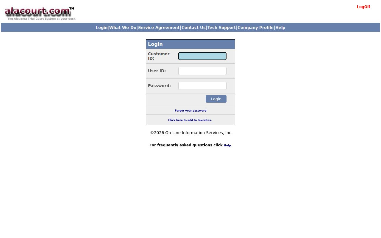 Clarke County case search through the Alacourt subscription service